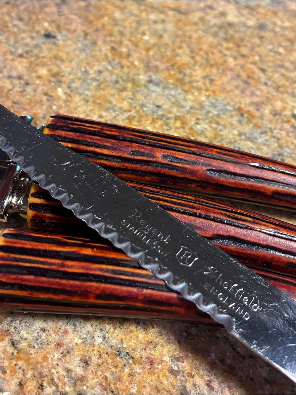 Set of 4 regent Sheffield knives